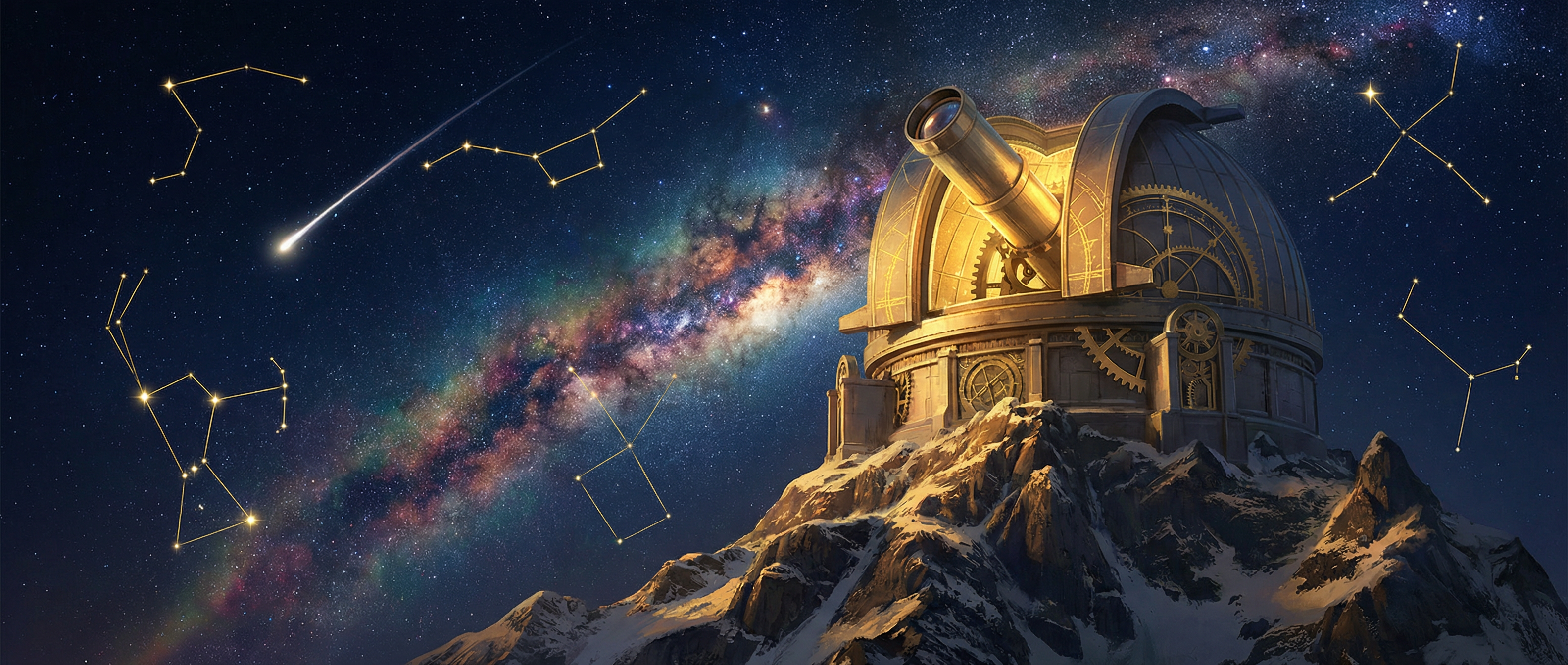 天文台星空观测风主视觉 - 彩票数学分析站 - 六合彩投注